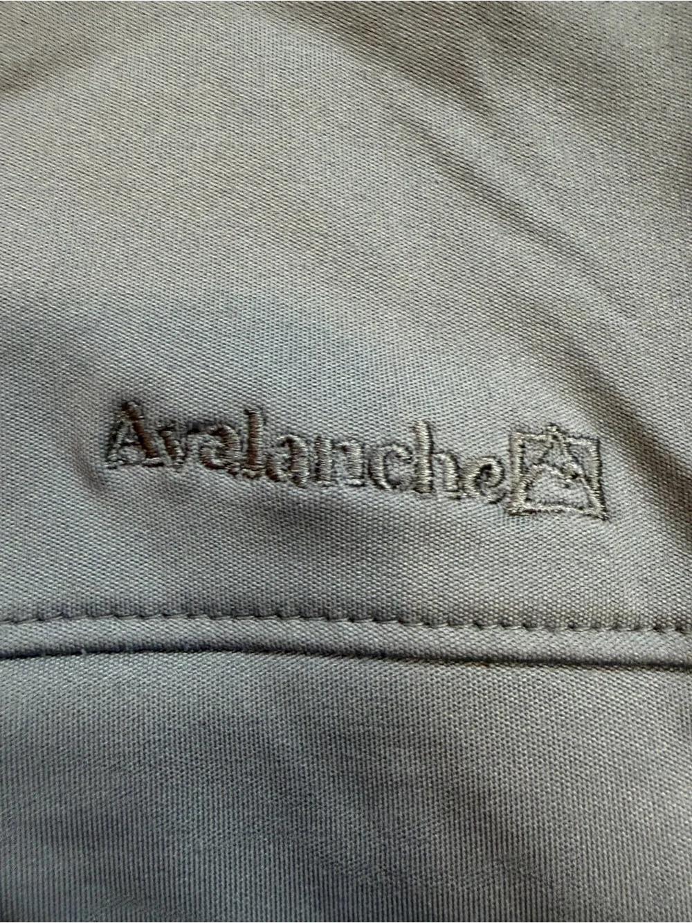 Avalanche Gray Hooded Jacket with Orange Trim